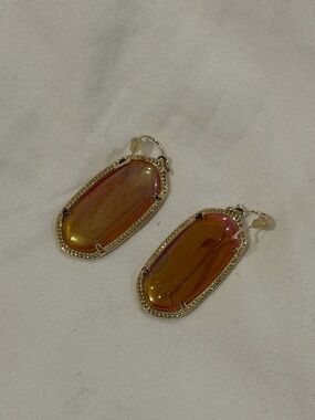 Kendra Scott two color sided earrings
